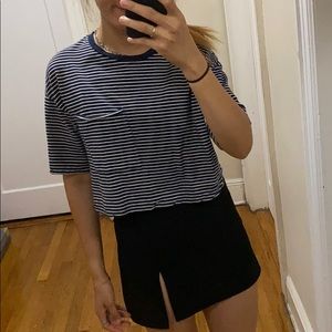 Zara Stripe Crop T-Shirt